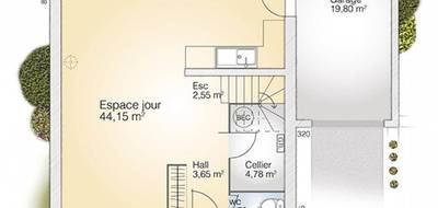 Programme terrain + maison à Alignan-du-Vent en Hérault (34) de 110 m² à vendre au prix de 322480€ - 4