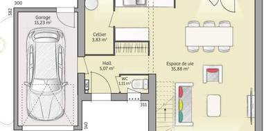 Programme terrain + maison à Le Mesnil-Esnard en Seine-Maritime (76) de 90 m² à vendre au prix de 332000€ - 4