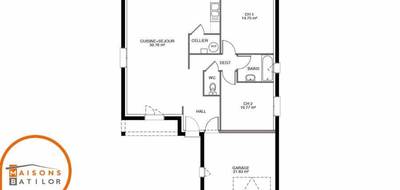 Programme terrain + maison à Germigney en Jura (39) de 81 m² à vendre au prix de 187130€ - 4