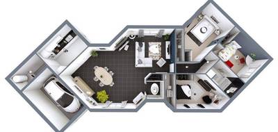 Programme terrain + maison à Marsac-sur-l'Isle en Dordogne (24) de 114 m² à vendre au prix de 264300€ - 3