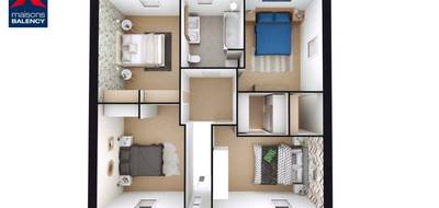 Programme terrain + maison à Villers-Bocage en Calvados (14) de 108 m² à vendre au prix de 213000€ - 3