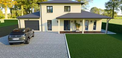 Programme terrain + maison à Polliat en Ain (01) de 109 m² à vendre au prix de 299000€ - 1