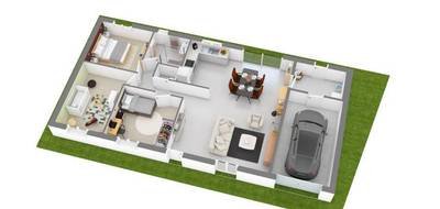 Programme terrain + maison à Levroux en Indre (36) de 91 m² à vendre au prix de 174000€ - 3