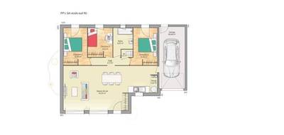 Programme terrain + maison à Villers-Bocage en Calvados (14) de 90 m² à vendre au prix de 190000€ - 4