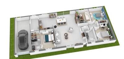 Programme terrain + maison à Issoudun en Indre (36) de 118 m² à vendre au prix de 255435€ - 3