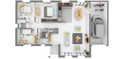 Programme terrain + maison à Dole en Jura (39) de 72 m² à vendre au prix de 195690€ - 4