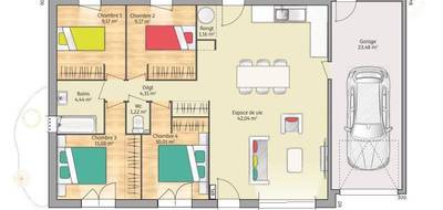 Programme terrain + maison à Étrépagny en Eure (27) de 92 m² à vendre au prix de 183400€ - 4