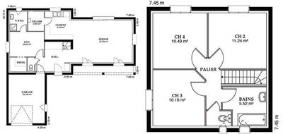 Programme terrain + maison à La Vieille-Loye en Jura (39) de 116 m² à vendre au prix de 254470€ - 4