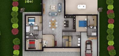 Programme terrain + maison à Baugy en Cher (18) de 146 m² à vendre au prix de 267000€ - 4