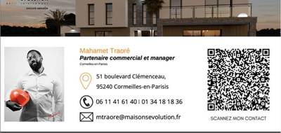 Programme terrain + maison à Montmagny en Val-d'Oise (95) de 96 m² à vendre au prix de 390000€ - 3