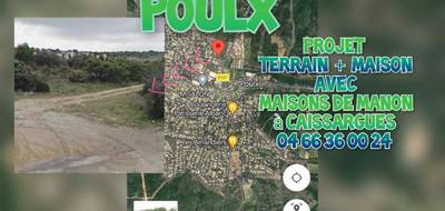 Programme terrain + maison à Poulx en Gard (30) de 100 m² à vendre au prix de 425000€ - 3