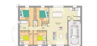 Programme terrain + maison à Flancourt-Crescy-en-Roumois en Eure (27) de 93 m² à vendre au prix de 218900€ - 4
