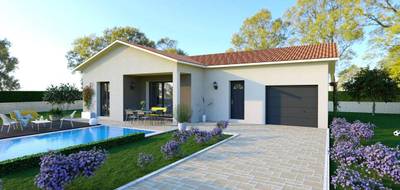 Programme terrain + maison à Polliat en Ain (01) de 83 m² à vendre au prix de 225700€ - 1