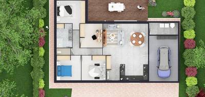 Programme terrain + maison à Saint-Germain-du-Puy en Cher (18) de 104 m² à vendre au prix de 219900€ - 4