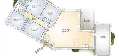 Programme terrain + maison à Alignan-du-Vent en Hérault (34) de 115 m² à vendre au prix de 338950€ - 4
