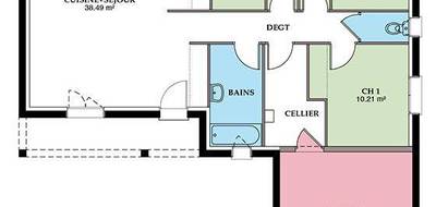 Programme terrain + maison à Trouy en Cher (18) de 81 m² à vendre au prix de 182172€ - 3