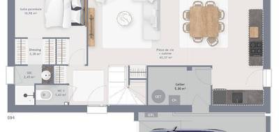 Programme terrain + maison à Le Havre en Seine-Maritime (76) de 115 m² à vendre au prix de 385087€ - 4