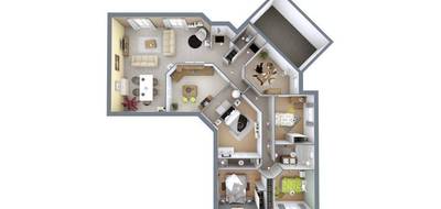 Programme terrain + maison à Creysse en Dordogne (24) de 146 m² à vendre au prix de 287824€ - 4