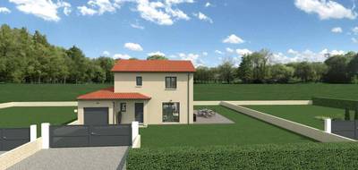 Programme terrain + maison à Rignieux-le-Franc en Ain (01) de 103 m² à vendre au prix de 374758€ - 1