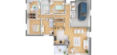 Programme terrain + maison à Santans en Jura (39) de 99 m² à vendre au prix de 178010€ - 4