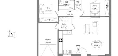 Programme terrain + maison à Vendres en Hérault (34) de 70 m² à vendre au prix de 260000€ - 3