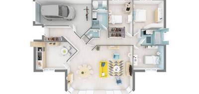 Programme terrain + maison à Le Vernois en Jura (39) de 106 m² à vendre au prix de 230980€ - 4