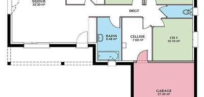 Programme terrain + maison à Trouy en Cher (18) de 81 m² à vendre au prix de 182172€ - 4