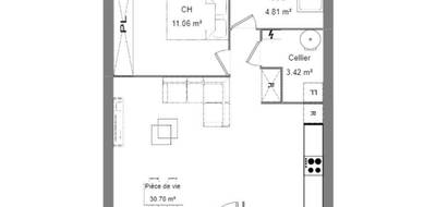 Programme terrain + maison à Bassan en Hérault (34) de 50 m² à vendre au prix de 186500€ - 4