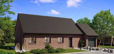 Programme terrain + maison à Templeuve-en-Pévèle en Nord (59) de 81 m² à vendre au prix de 351676€ - 1
