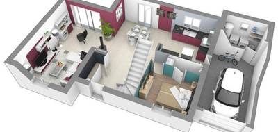 Programme terrain + maison à Polliat en Ain (01) de 109 m² à vendre au prix de 299000€ - 4