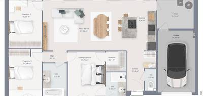 Programme terrain + maison à Courlon-sur-Yonne en Yonne (89) de 95 m² à vendre au prix de 265000€ - 4