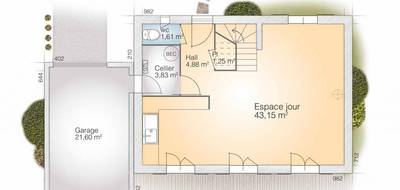 Programme terrain + maison à Roujan en Hérault (34) de 110 m² à vendre au prix de 334000€ - 4