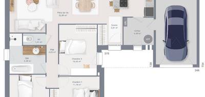 Programme terrain + maison à Moult-Chicheboville en Calvados (14) de 89 m² à vendre au prix de 295900€ - 4