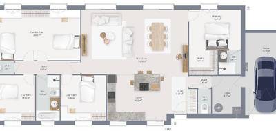Programme terrain + maison à Cresserons en Calvados (14) de 140 m² à vendre au prix de 359600€ - 4