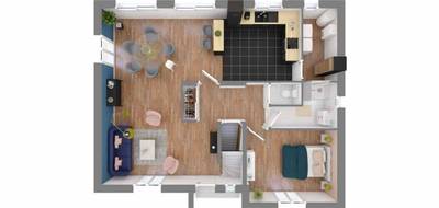Programme terrain + maison à Montmorot en Jura (39) de 119 m² à vendre au prix de 275690€ - 3
