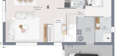 Programme terrain + maison à Montreuil-l'Argillé en Eure (27) de 125 m² à vendre au prix de 276443€ - 4