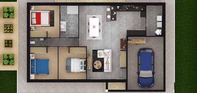 Programme terrain + maison à Saint-Florent-sur-Cher en Cher (18) de 90 m² à vendre au prix de 208900€ - 4