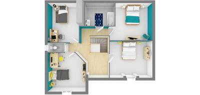 Programme terrain + maison à Champvans en Jura (39) de 149 m² à vendre au prix de 227980€ - 3