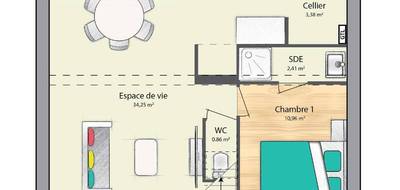 Programme terrain + maison à Pont-de-l'Arche en Eure (27) de 102 m² à vendre au prix de 247900€ - 4