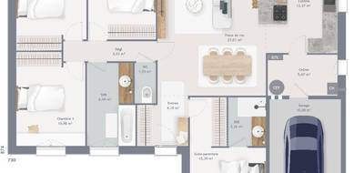 Programme terrain + maison à Vernon en Eure (27) de 105 m² à vendre au prix de 283250€ - 4