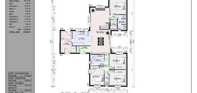 Programme terrain + maison à Saint-Jean-d'Angély en Charente-Maritime (17) de 134 m² à vendre au prix de 281248€ - 3