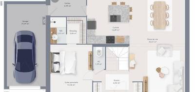 Programme terrain + maison à Thumeries en Nord (59) de 155 m² à vendre au prix de 395000€ - 3