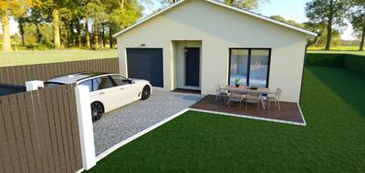 Programme terrain + maison à Polliat en Ain (01) de 85 m² à vendre au prix de 218000€ - 1