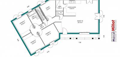 Programme terrain + maison à Le Vigen en Haute-Vienne (87) de 100 m² à vendre au prix de 346800€ - 4