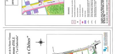 Terrain seul à Isle en Haute-Vienne (87) de 623 m² à vendre au prix de 77500€ - 2