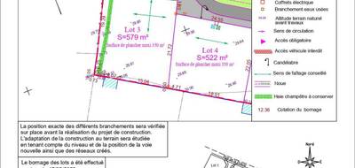 Terrain seul à Granzay-Gript en Deux-Sèvres (79) de 579 m² à vendre au prix de 49000€ - 2