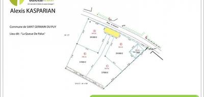 Terrain seul à Saint-Germain-du-Puy en Cher (18) de 798 m² à vendre au prix de 37000€ - 3