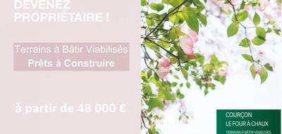 Terrain seul à Courçon en Charente-Maritime (17) de 402 m² à vendre au prix de 69000€ - 1