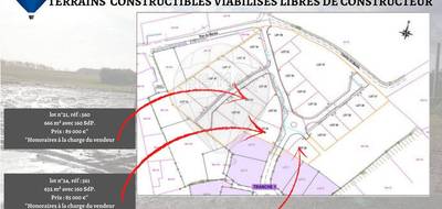 Terrain seul à Sorrus en Pas-de-Calais (62) de 502 m² à vendre au prix de 69000€ - 1