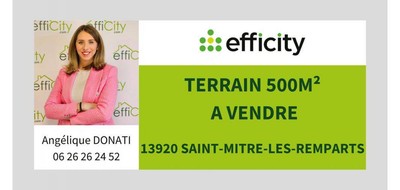 Terrain seul à Saint-Mitre-les-Remparts en Bouches-du-Rhône (13) de 500 m² à vendre au prix de 330000€